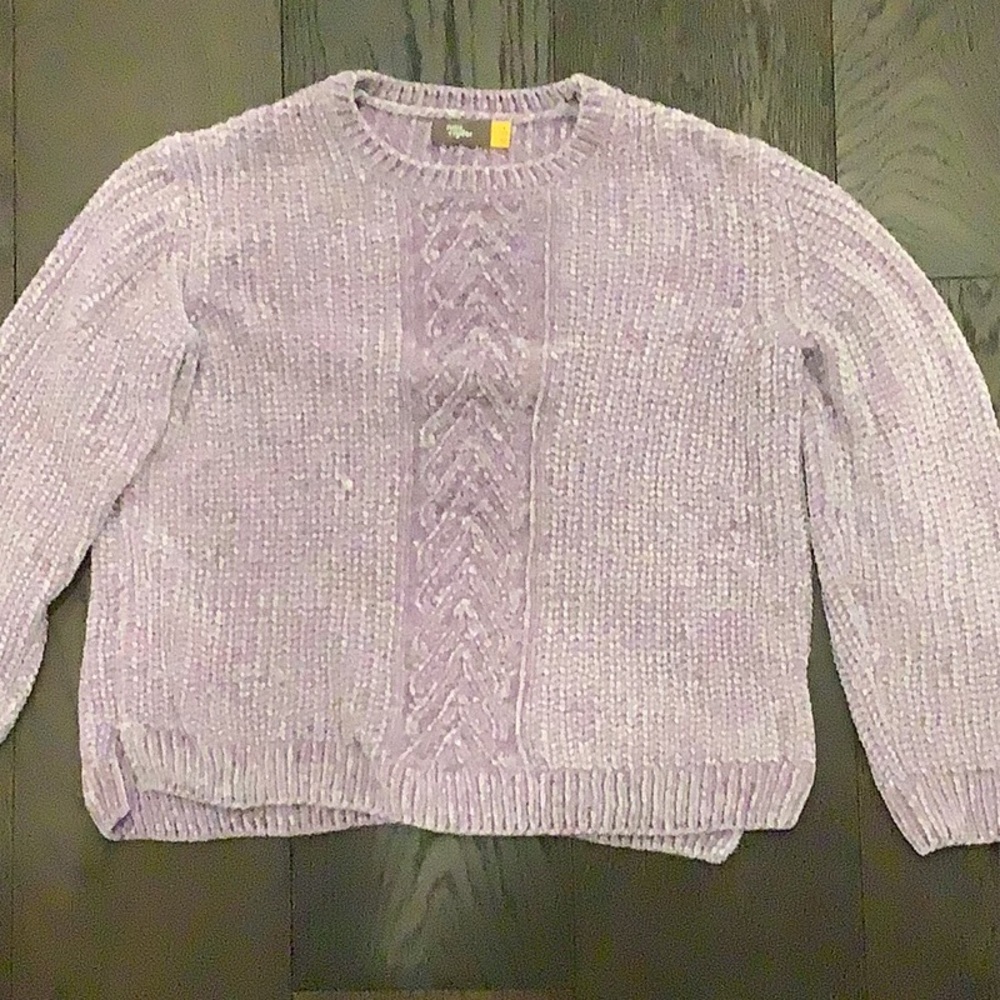 Lavender soft pullover sweater